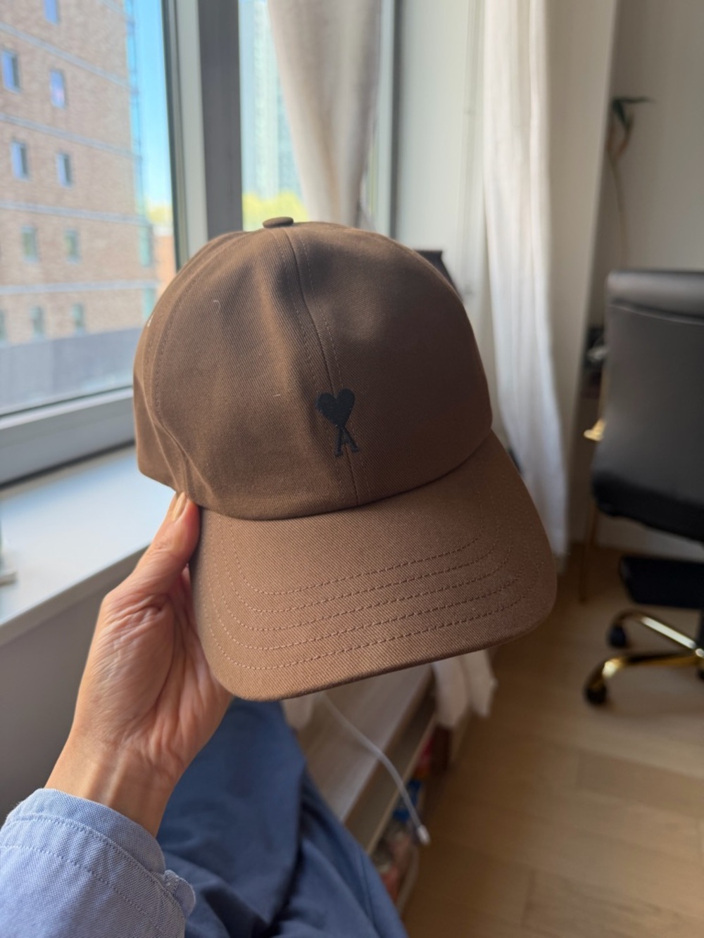 Ami Black Interior Logo Baseball Cap